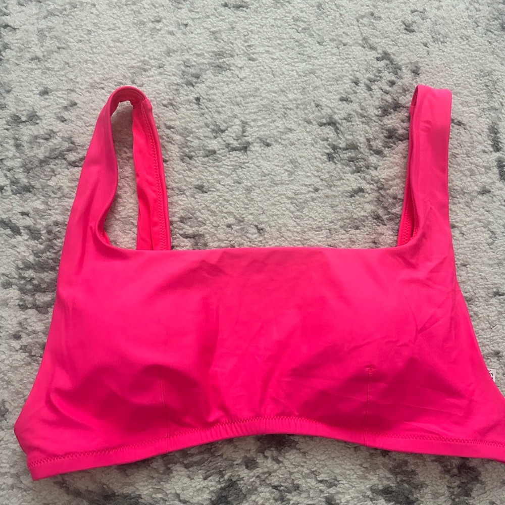 Aerie Bright Pink Swim Top